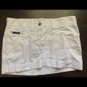 DG denim mini skirt